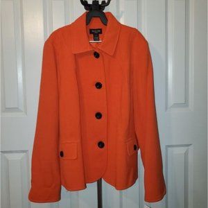 Focus 2000 Vibrant Orange Blazer